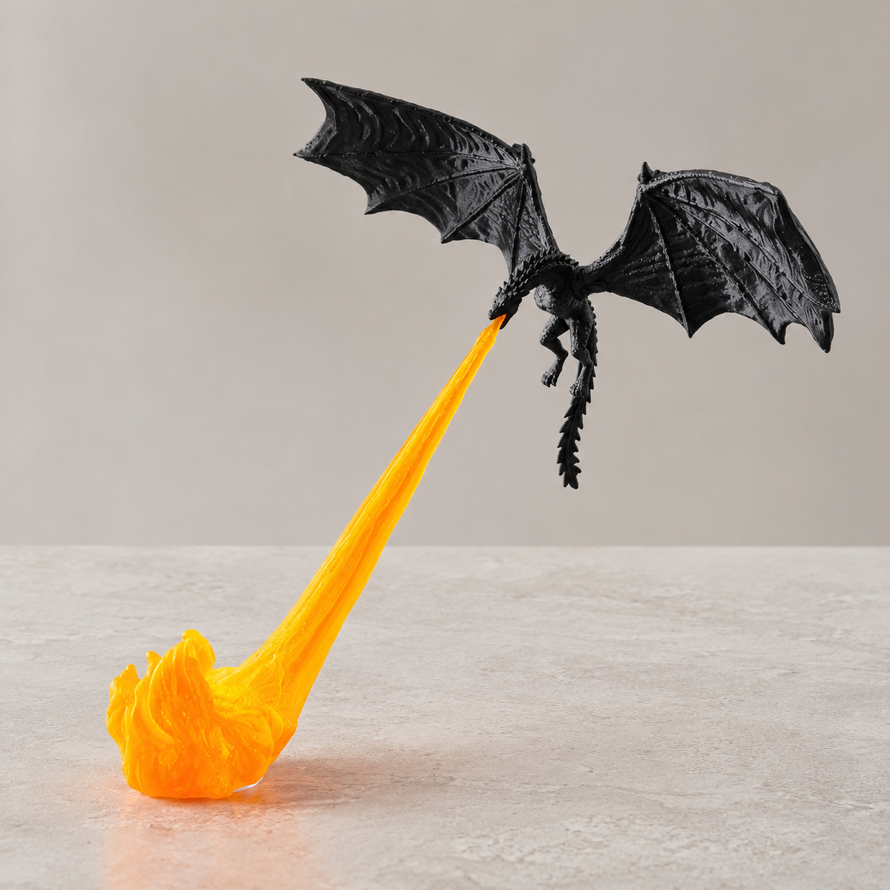 Konstrukcja unoszącej się lampy Dragon